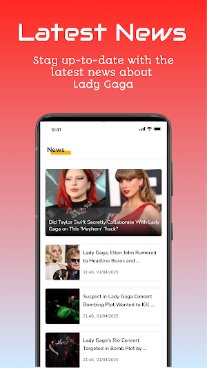 Lady Gaga Lyrics Screenshot 3