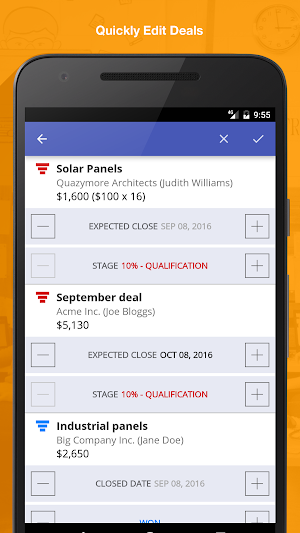 OnePageCRM: Mobile Sales CRM screenshot 6