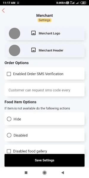 FoodMall Vendor Screenshot 0