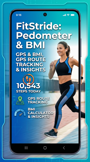 FitStride: Pedometer & BMI Screenshot 0