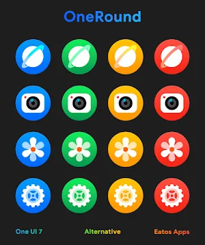 OneRound 7 - Icon Pack Screenshot 2