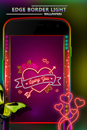 Edge Lighting - Borderlight Live Wallpaper Screenshot 2