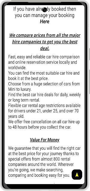 Summit Car Hire Screenshot 1