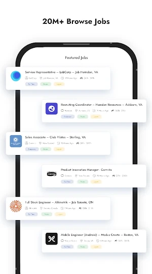 Uplancer Job Search App Screenshot 2