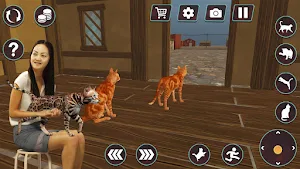 Cat Fighting Battle: Tom Games Screenshot 2