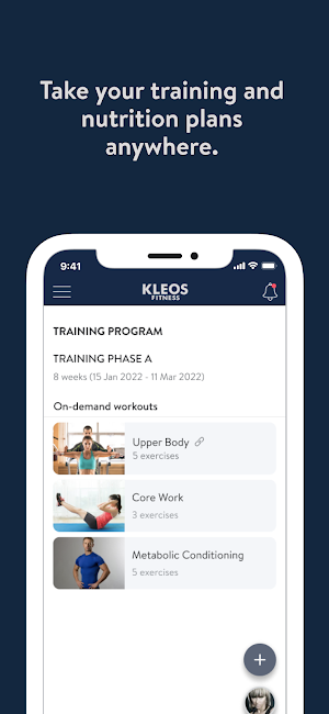 Kleos Fitness Screenshot 1