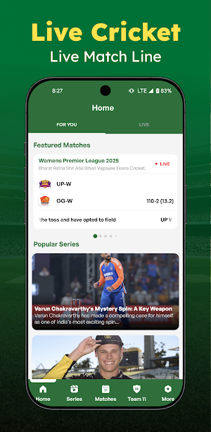Live Cricket - Live Match 2025 Screenshot 1