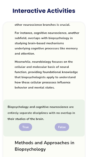 Biopsychology Screenshot 1