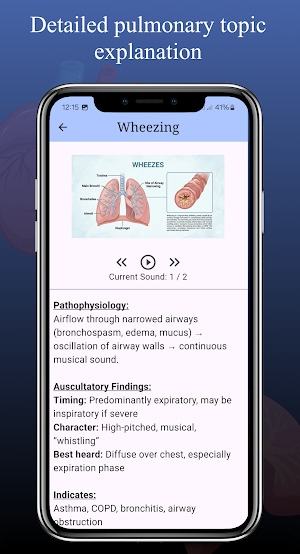 MN Auscultation: Heart & Lung Screenshot 2
