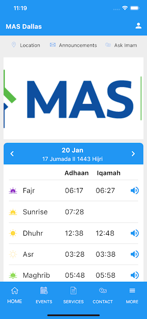 MAS Dallas Islamic Center Screenshot 0