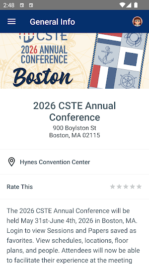 2026 CSTE Annual Conference Screenshot 1