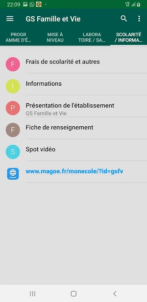 GS Famille et Vie Screenshot 2