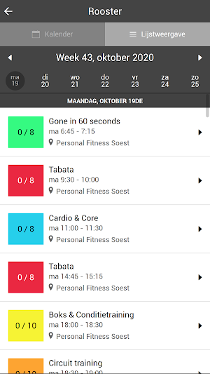 Personal Fitness Soest Screenshot 3