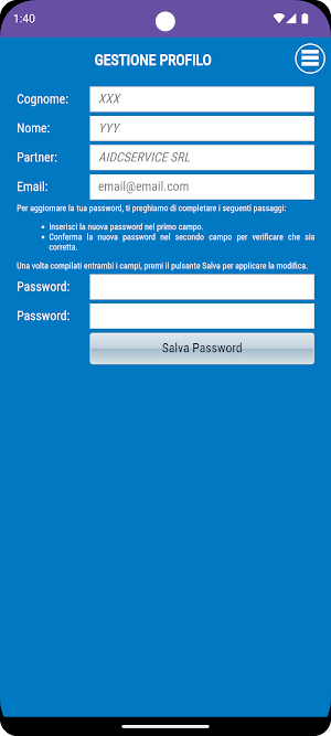 myAidcService Screenshot 2