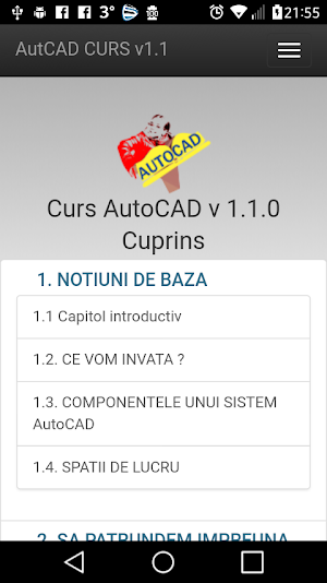 Curs incepatori AutoCAD Screenshot 0