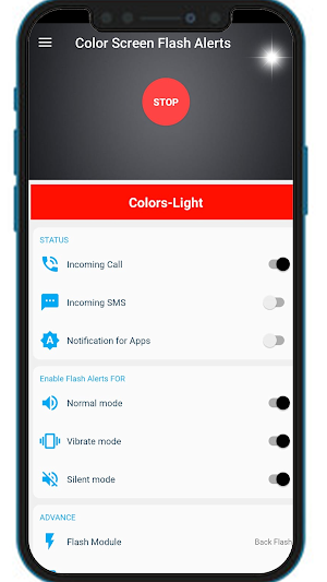 Phone ringtones & flash alerts Screenshot 0