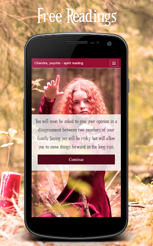 Chandra, psychic - Spirit reading Screenshot 1