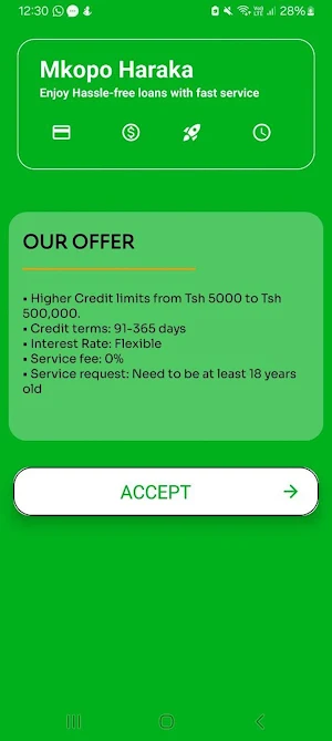 Mkopo Chap Chap Screenshot 0