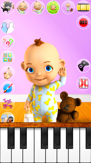 Talking Baby Games with Babsy Screenshot 2