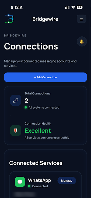 BridgeWire Screenshot 1