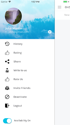 OnDemand Partner App Screenshot 3