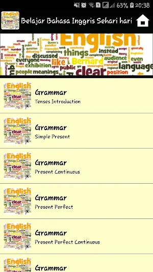 Belajar Bahasa Inggris Sehari Hari Screenshot 0