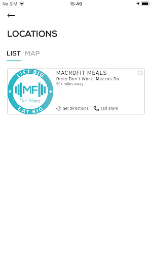 Macrofit Meal Prep Screenshot 1