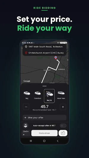 Baj: Taxi, Rides & Tours App Screenshot 3