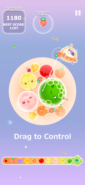 Fruit Planet: Merge Game Screenshot 2
