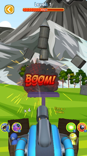 Cannon Ball Blast: Knock Balls Screenshot 1