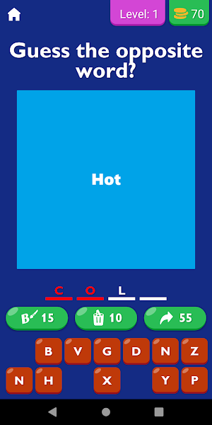 Guess The Opposite Word Game Screenshot 0