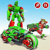 Dog Robot Transform Moto Robot Transformation Game