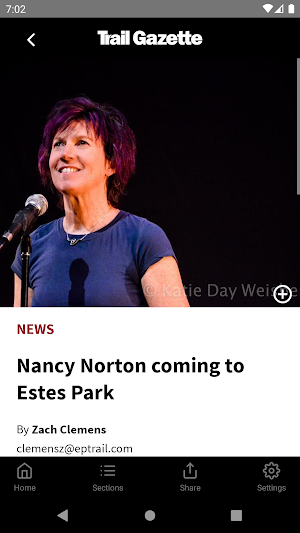 Estes Park Trail Gazette Screenshot 1