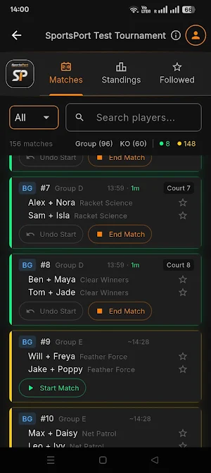 SportsPort - Sports Manager Screenshot 2