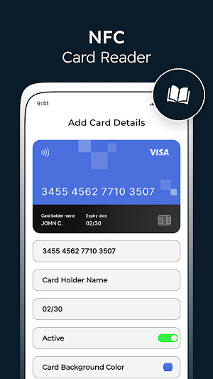 NFC Wallet : Card Reader Screenshot 3