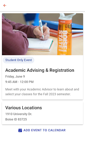 Boise State Orientation Screenshot 0