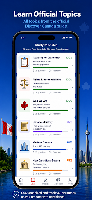 Canada: Citizenship Test Prep Screenshot 1