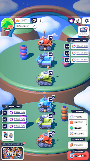 Tank 3 vs 3 Online Screenshot 0