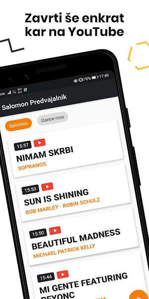 Salomon Predvajalnik | Radio Screenshot 3