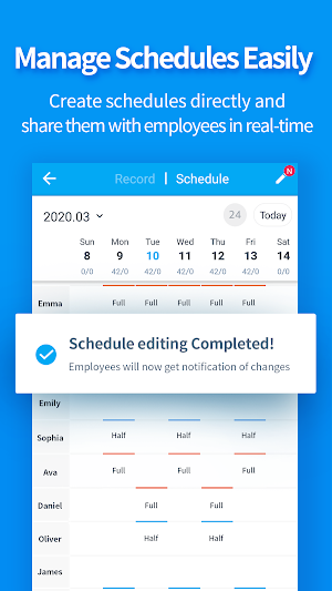 Albam for Admin - Free timesheet software Screenshot 3