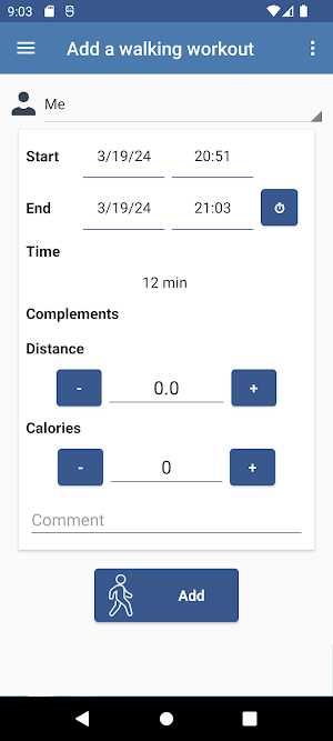 Mesurefit - Workout tracker Screenshot 3