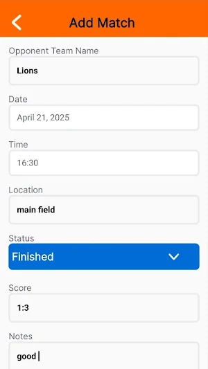 The Football Journey Logbook Screenshot 0