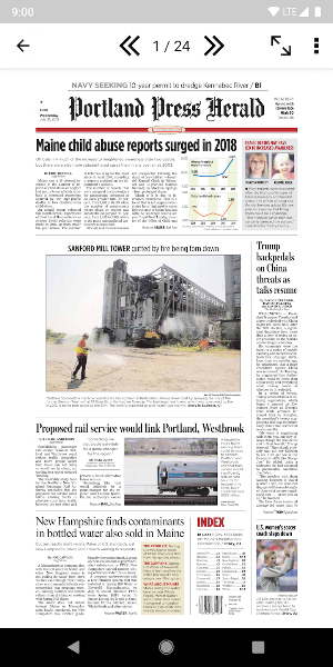 Press Herald e-Edition Screenshot 1