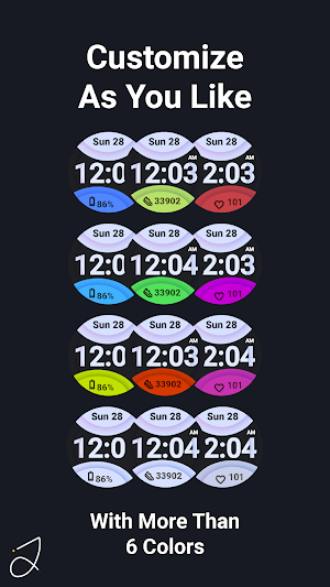 Simple Anim Watch Face II Screenshot 2