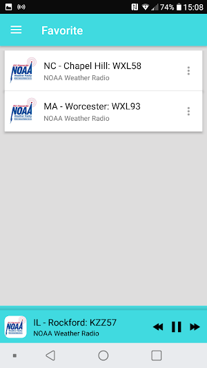 NOAA Weather Radio Screenshot 3
