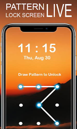 Pattern Lock Screen Screenshot 1