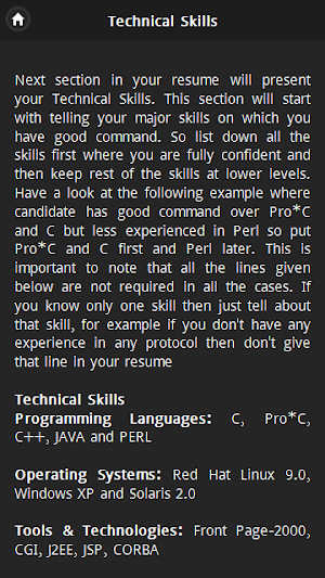 How to Write CV Screenshot 1
