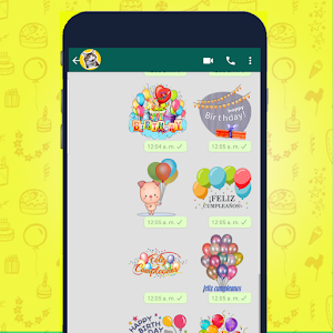 Stickers Feliz Cumpleaños Saludos Feliz Cumple Screenshot 2
