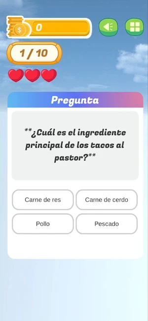 Trivia Culinaria Mexicana Screenshot 3