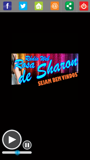 Rádio Web Rosa de Sharom Web Screenshot 2